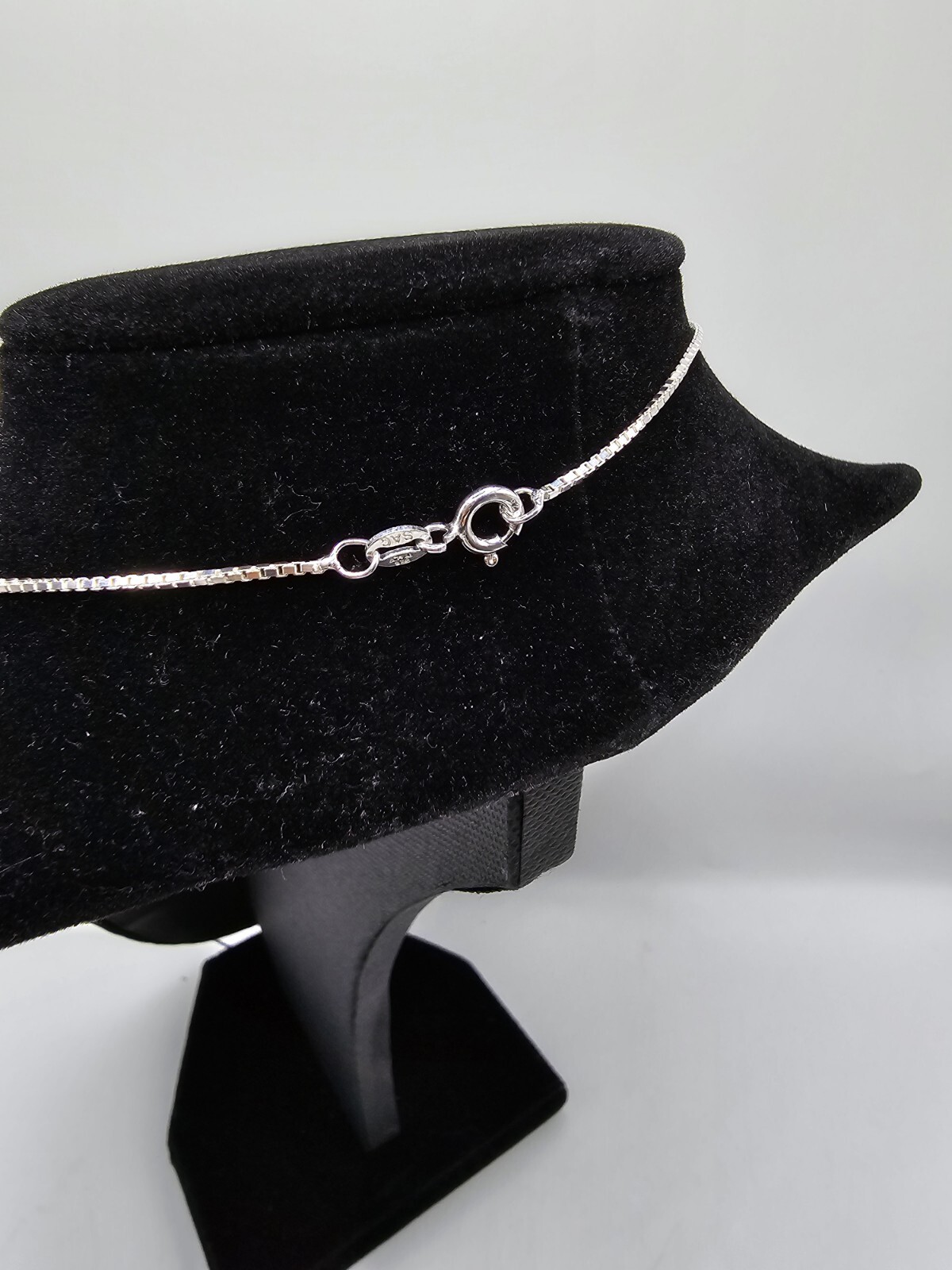 925 Sterling Silver Box Link 24″ Necklace