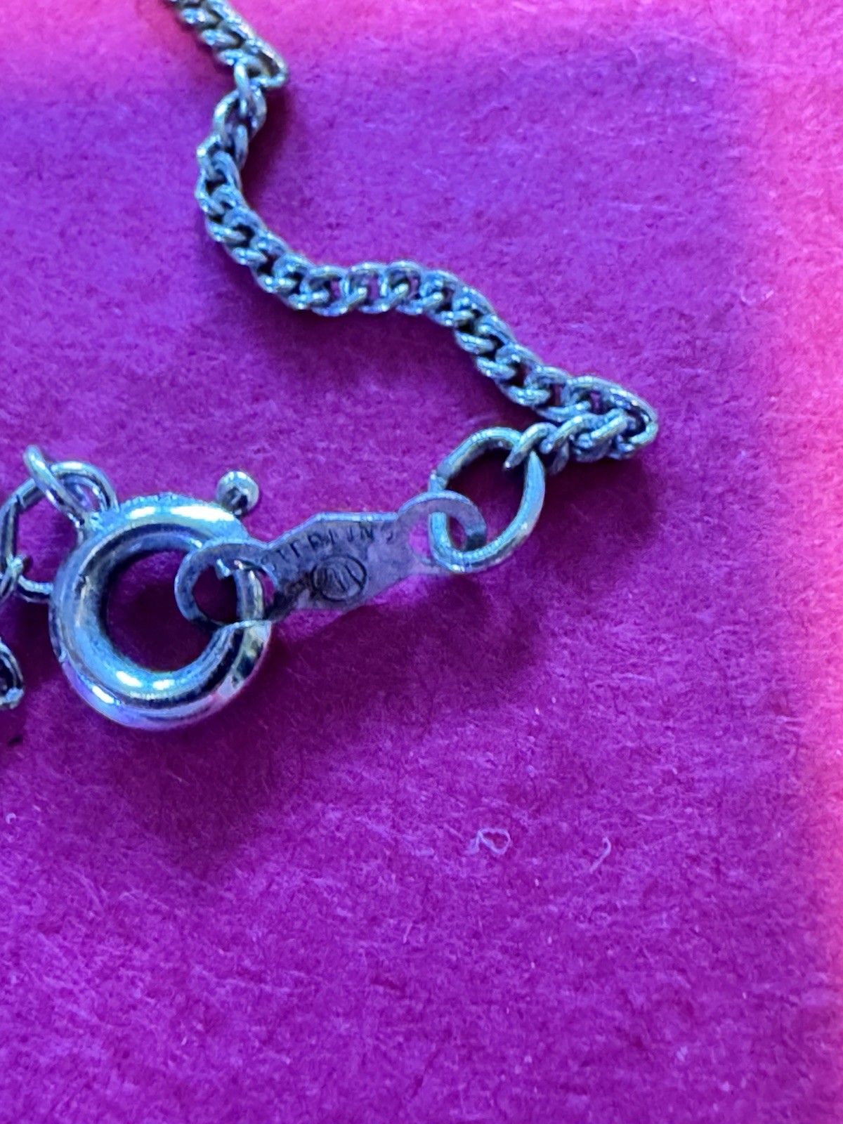 Retired James Avery Large Jerusalem Cross Sterling with Generic Chain ~7g