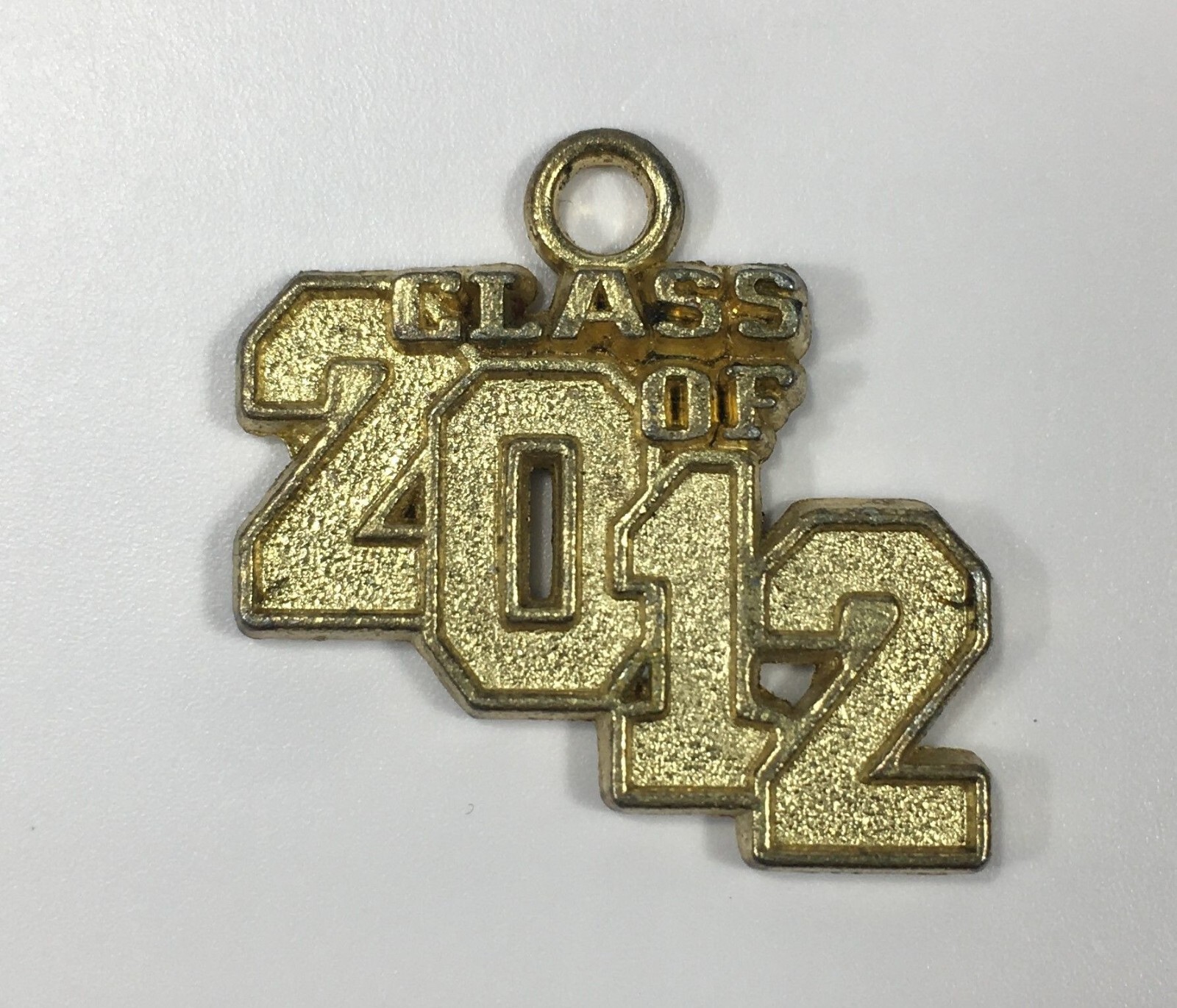Herff Jones Class of 2012 Gold Metal Pendant Charm Graduation Keepsake