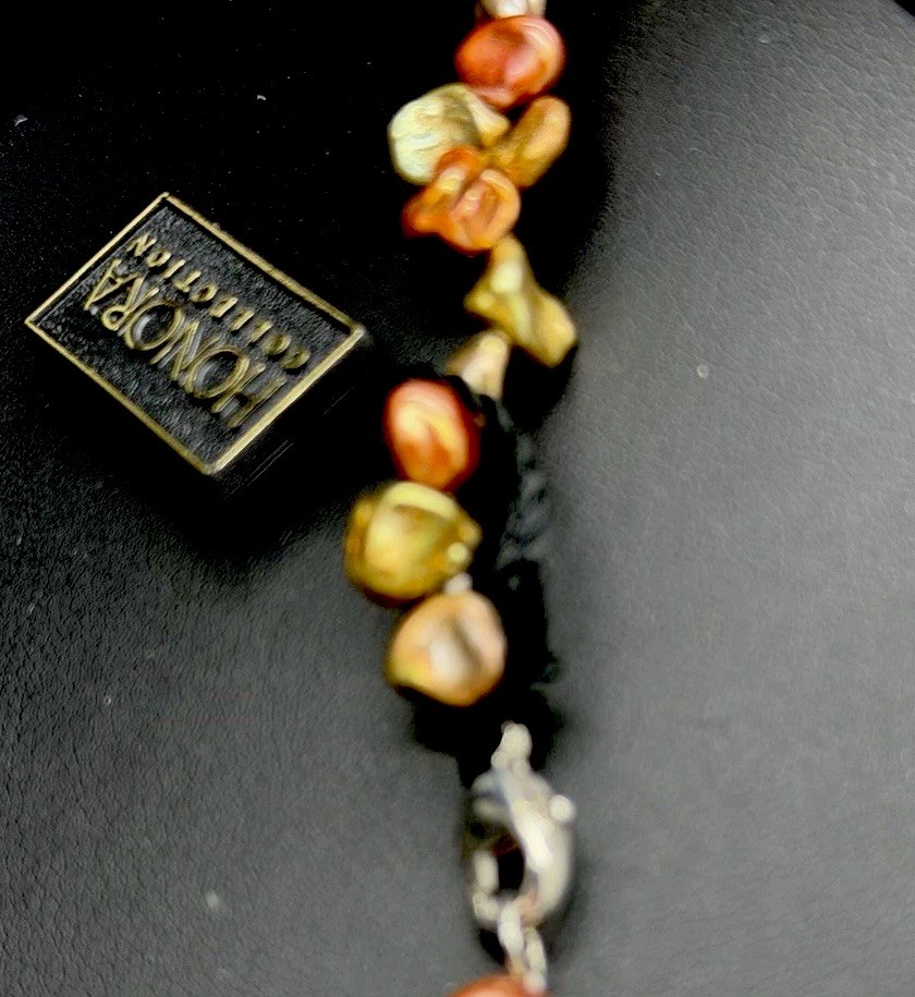 Honora Keshi Pearl Multi Color 17” Necklace New In Box