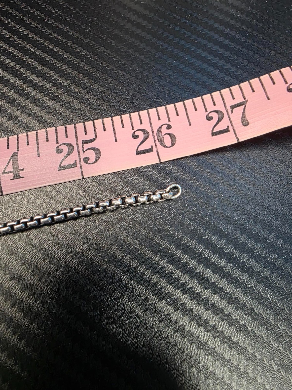 DAVID YURMAN 26 INCH 3.6MM ROUND BOX CHAIN NECKLACE .925 STERLING SILVER