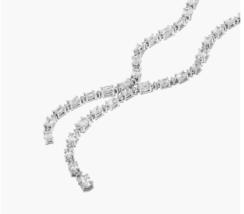 Opulent Dream Diamond Necklace in 14K Gold Vermeil over Sterling Silver