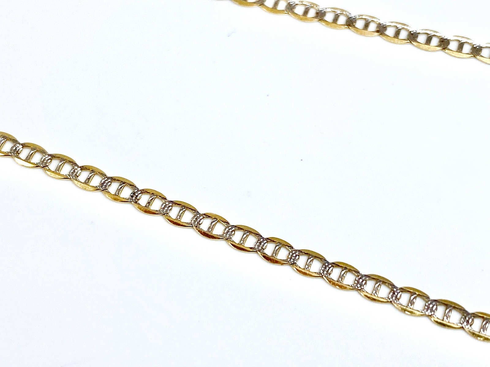 10K Real Yellow Gold Personalized Name Plate/Tag Nameplate Chain/Necklace Double