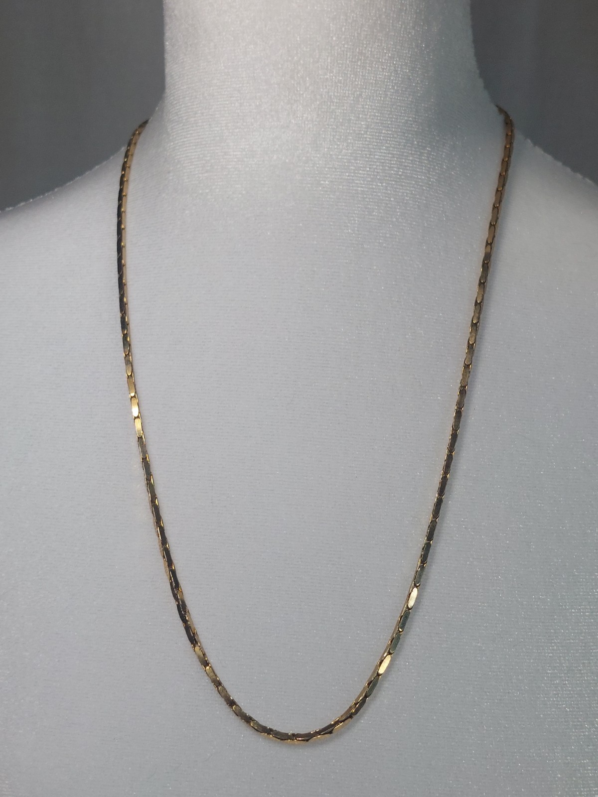 Vintage 14K GP Made in Italy Chain Necklace 23.5″ Quiet Luxury Minimalist 16g