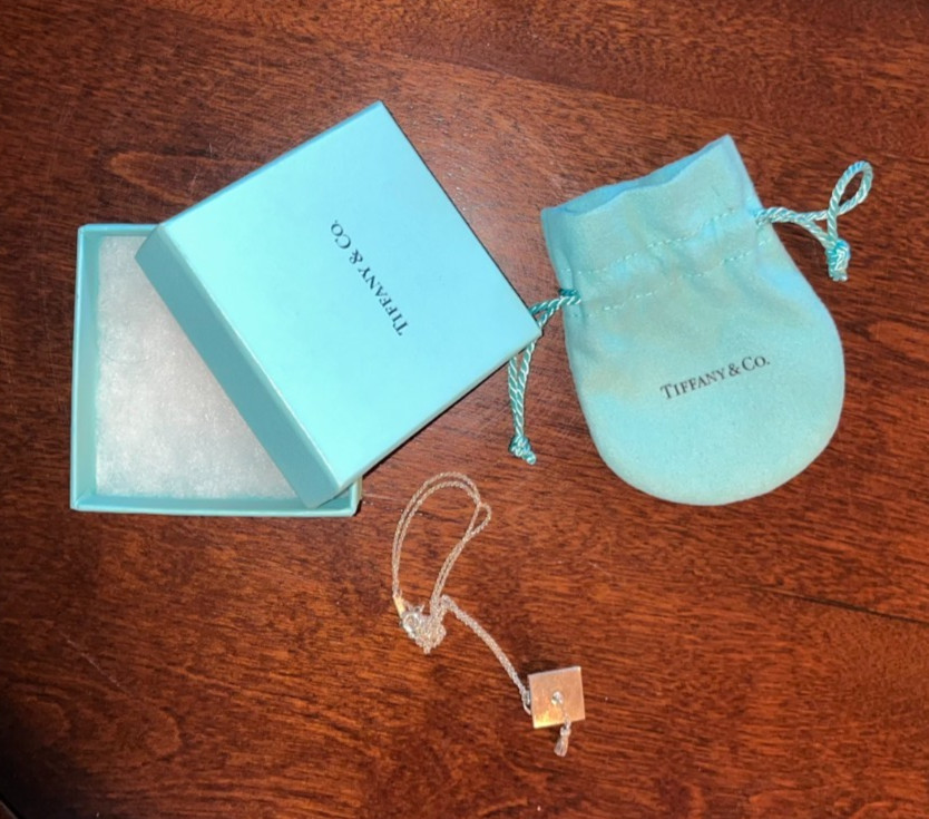 Vintage Tiffany & Co. Sterling Silver Graduation Cap Pendant Necklace