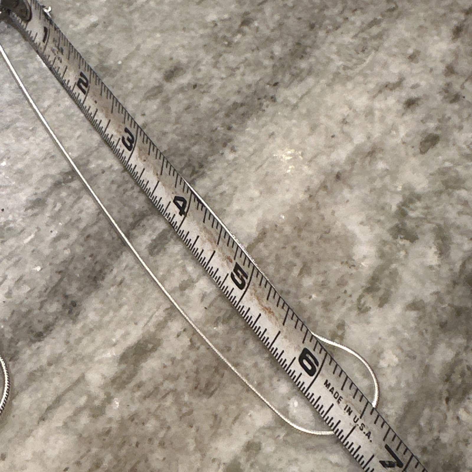 Chain 1 Millimeter 12.5 Inch Very Thin Light Weight Italy 925 Stirling Silver