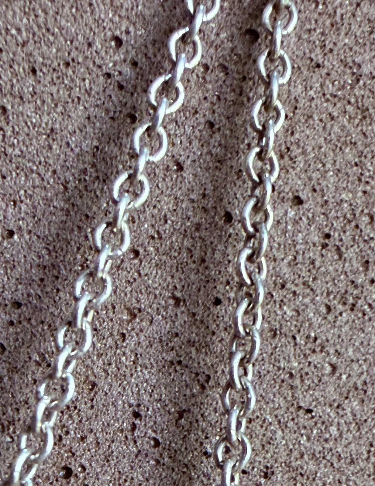 Authentic VTG Tiffany & Co 925 Sterling Silver Cable Link 1g Chain Necklace 16″