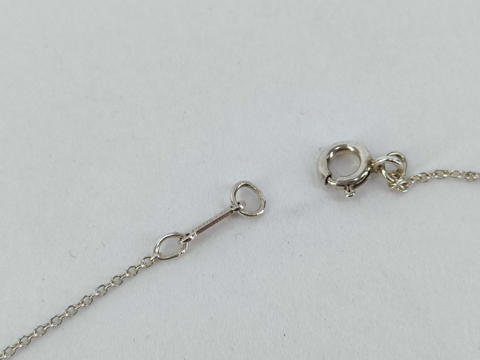 Tiffany & Co.Small Cross Pendant Necklace Elsa Peretti Sterling Silver 925 NoBox