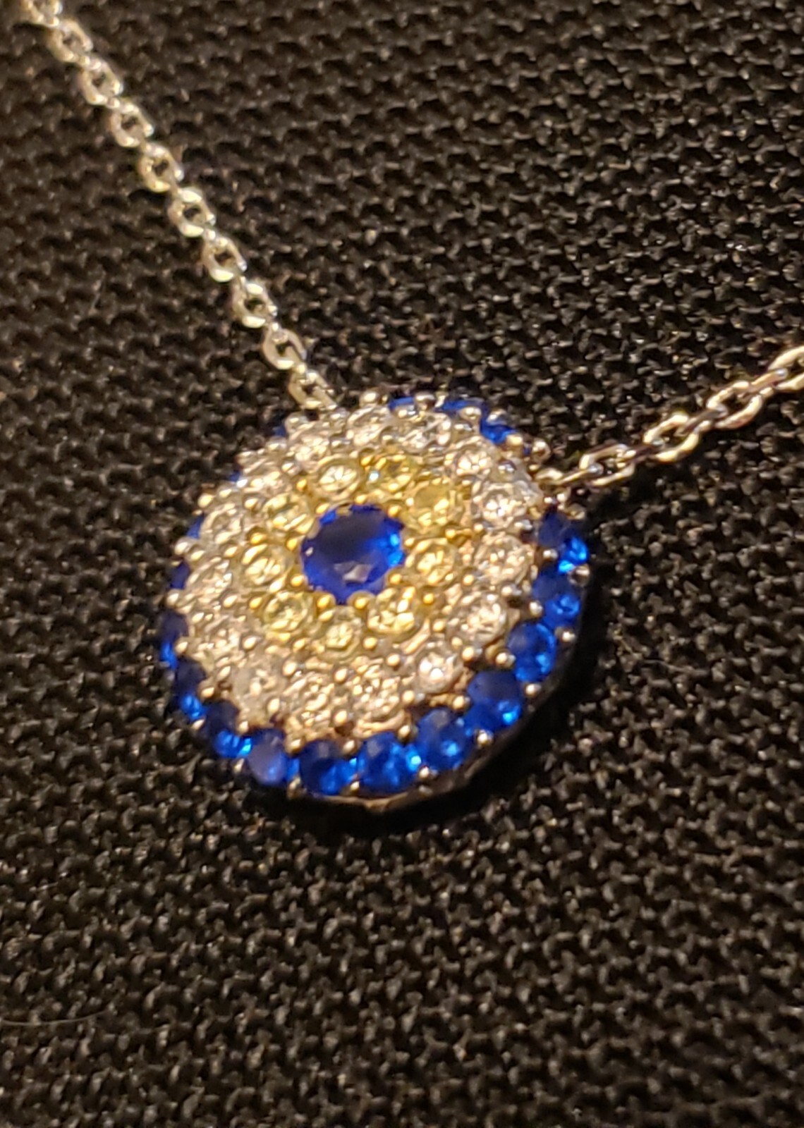 14k White Gold, 2.71 Grams, 17 Inch Chain, Stones Untested , Branded KOSU