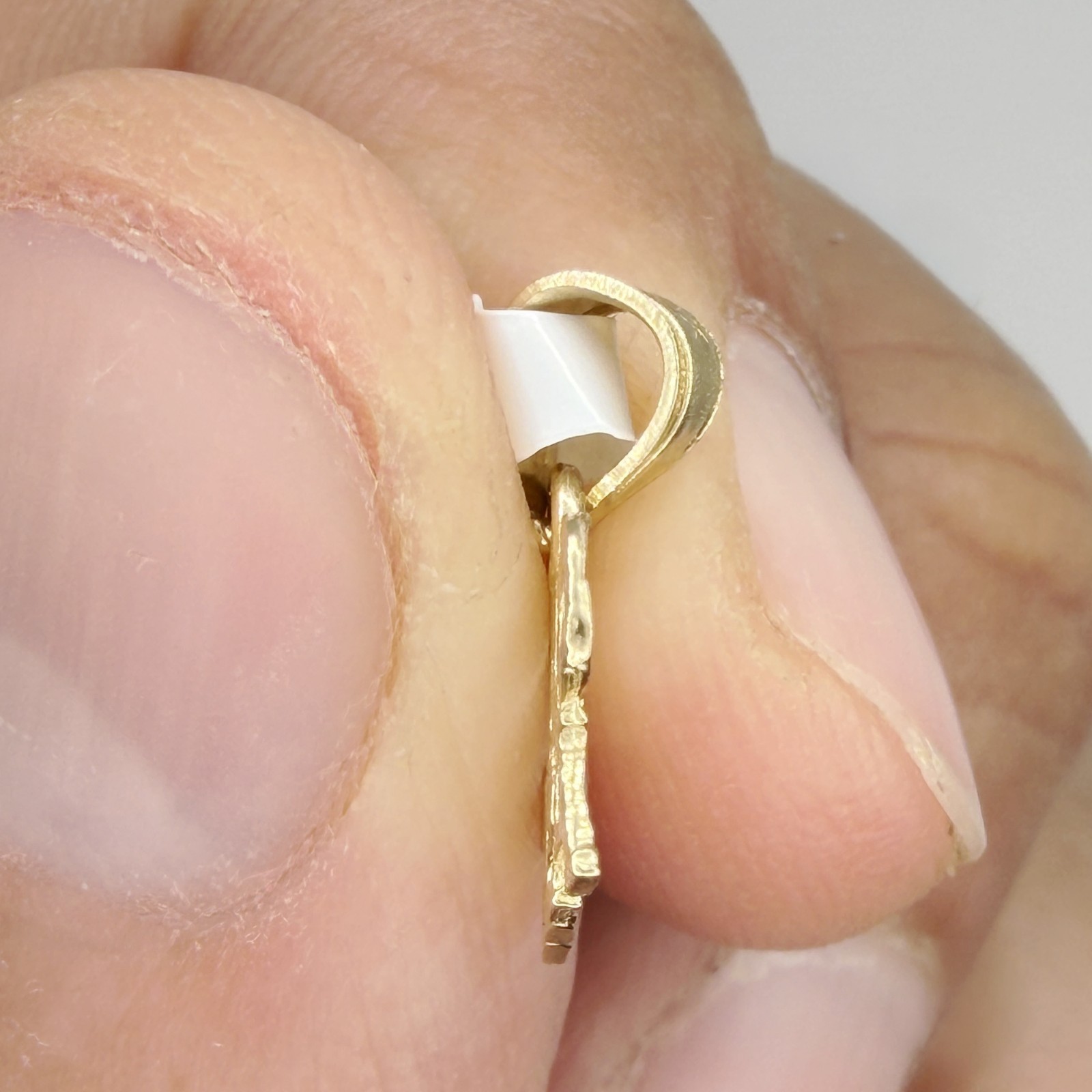 10k Yellow Gold Cute Ass Letters & Words Personalized Gift For Her Charm Pendant