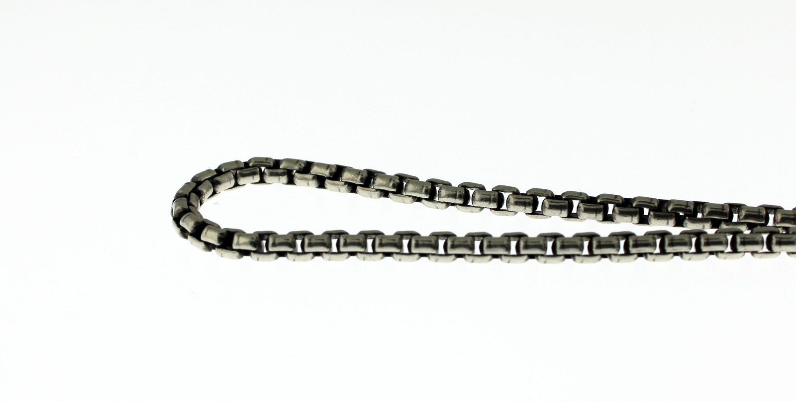 David Yurman 14k Yellow Gold 925 Sterling Silver 2.7mm Box Chain Necklace 18″