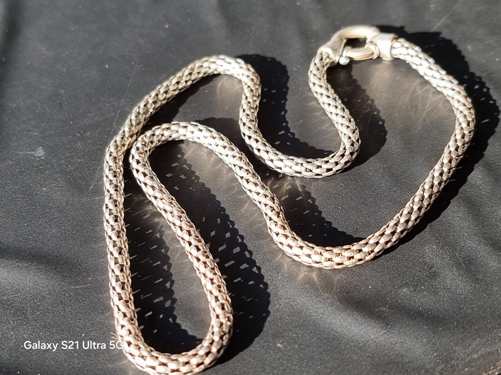 925 Sterling Silver Round Box Link Chain( Genuine Silver)
