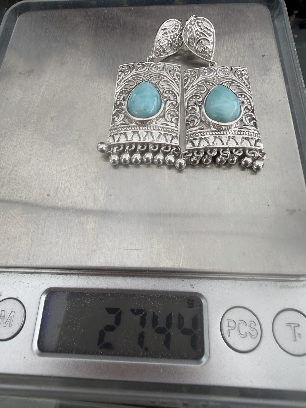 925 Sterling Silver with Turquoise Errings