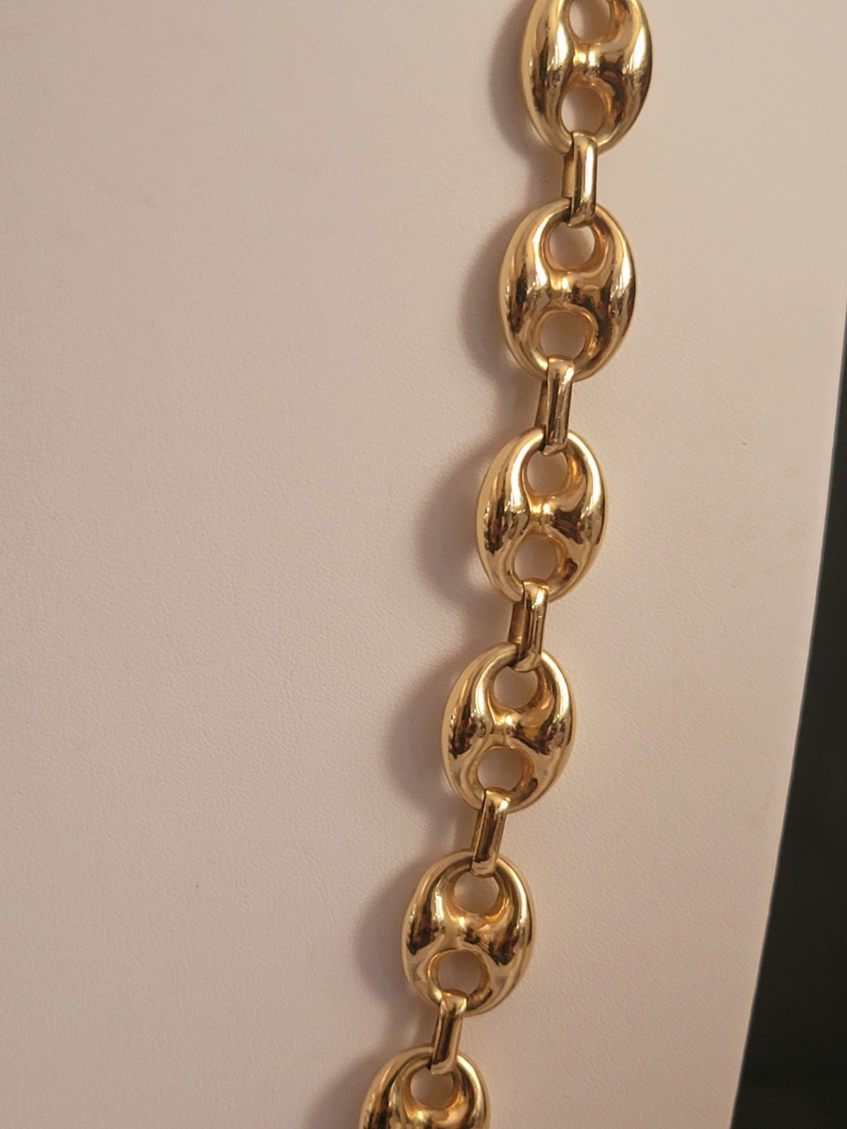 Rare Find, Large,14k Gold Puffed Mariner Link Chain 84 Grams