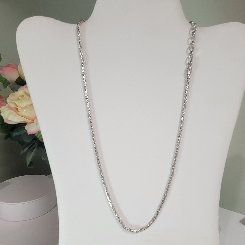 VINTAGE SARDA STERLING SILVER 20.5″+ NECKLACE 925 23.5g Large Sarda 3″ Pendant