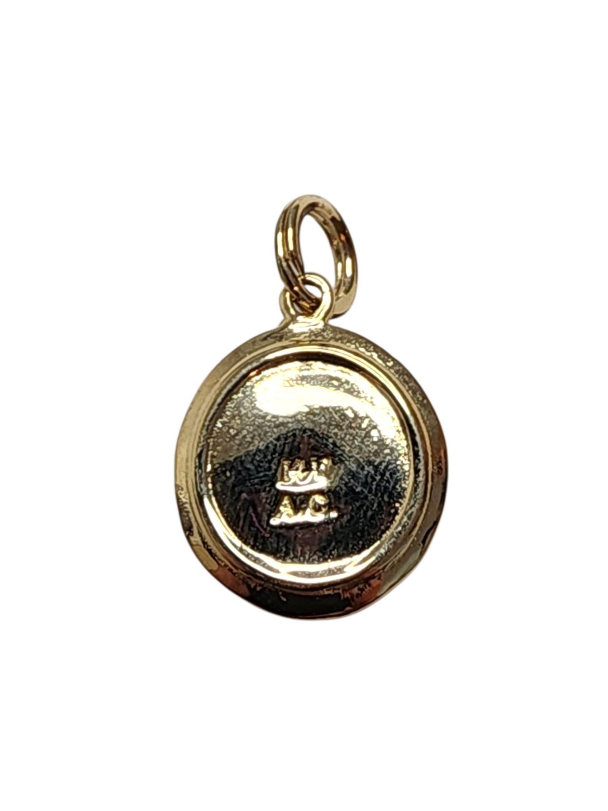 14K Yellow Gold Articulating Anniversary Cake Pendant #25525