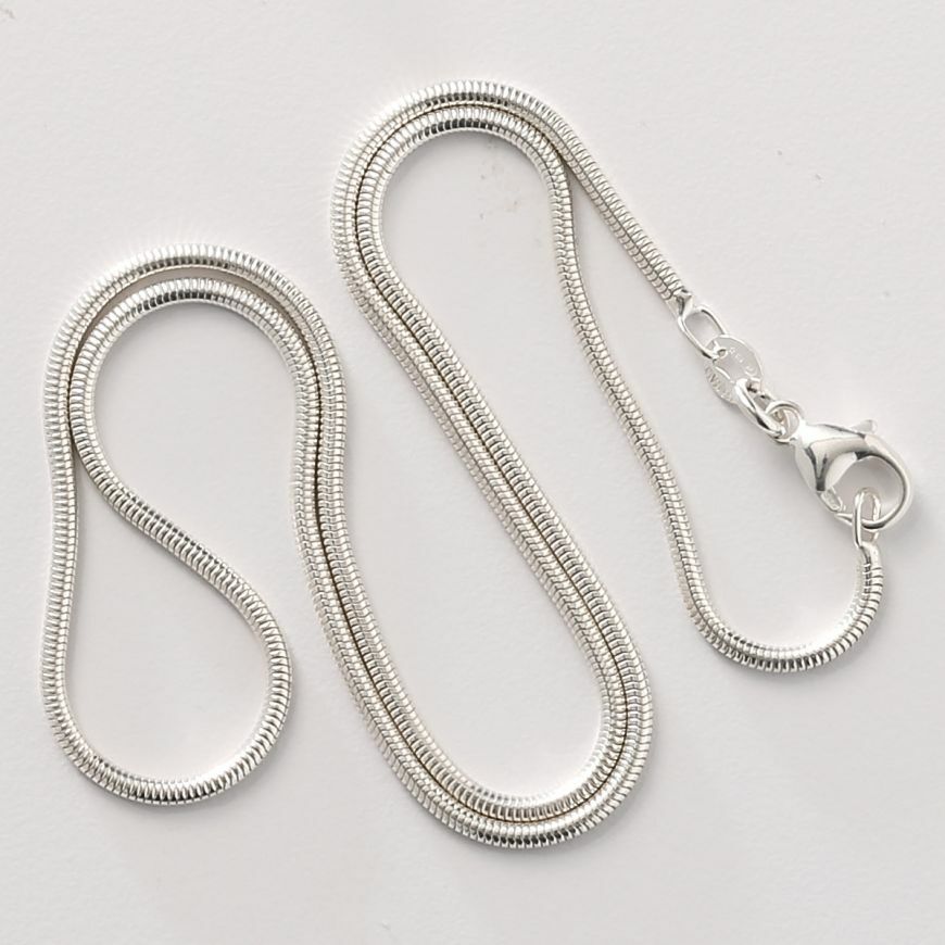 Genuine 925 Sterling Silver Tarnish-Resist Snake Chain Bracelet/ Anklet/Necklace