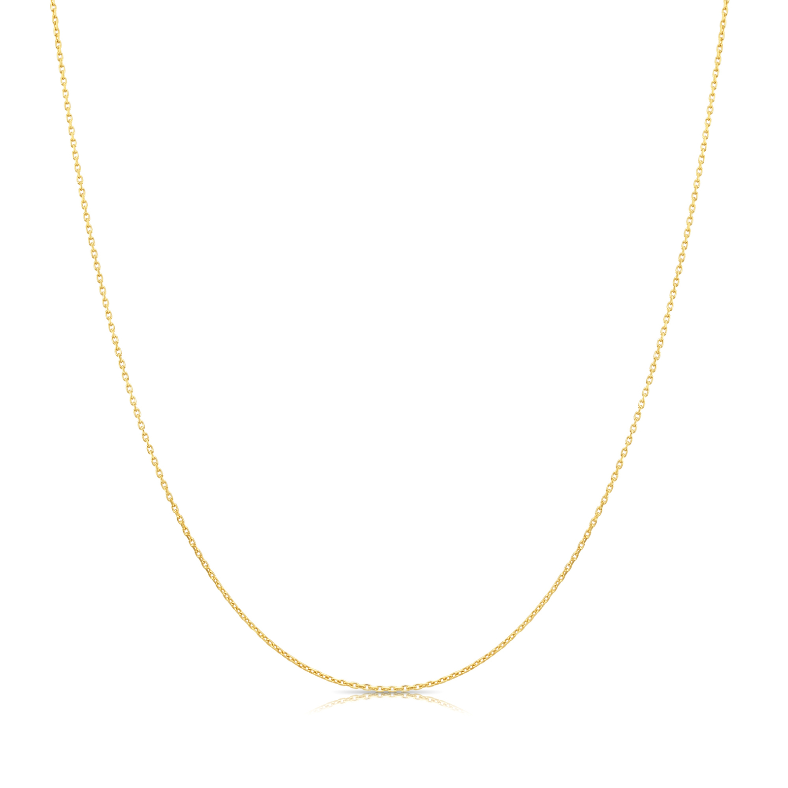14K Real Solid Two-Tone Gold Hamsa Hand of Fatima Pendant Charm Necklace 18 in