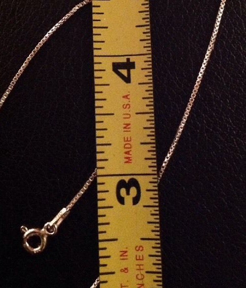 Sterling Silver 16″ Necklace B40