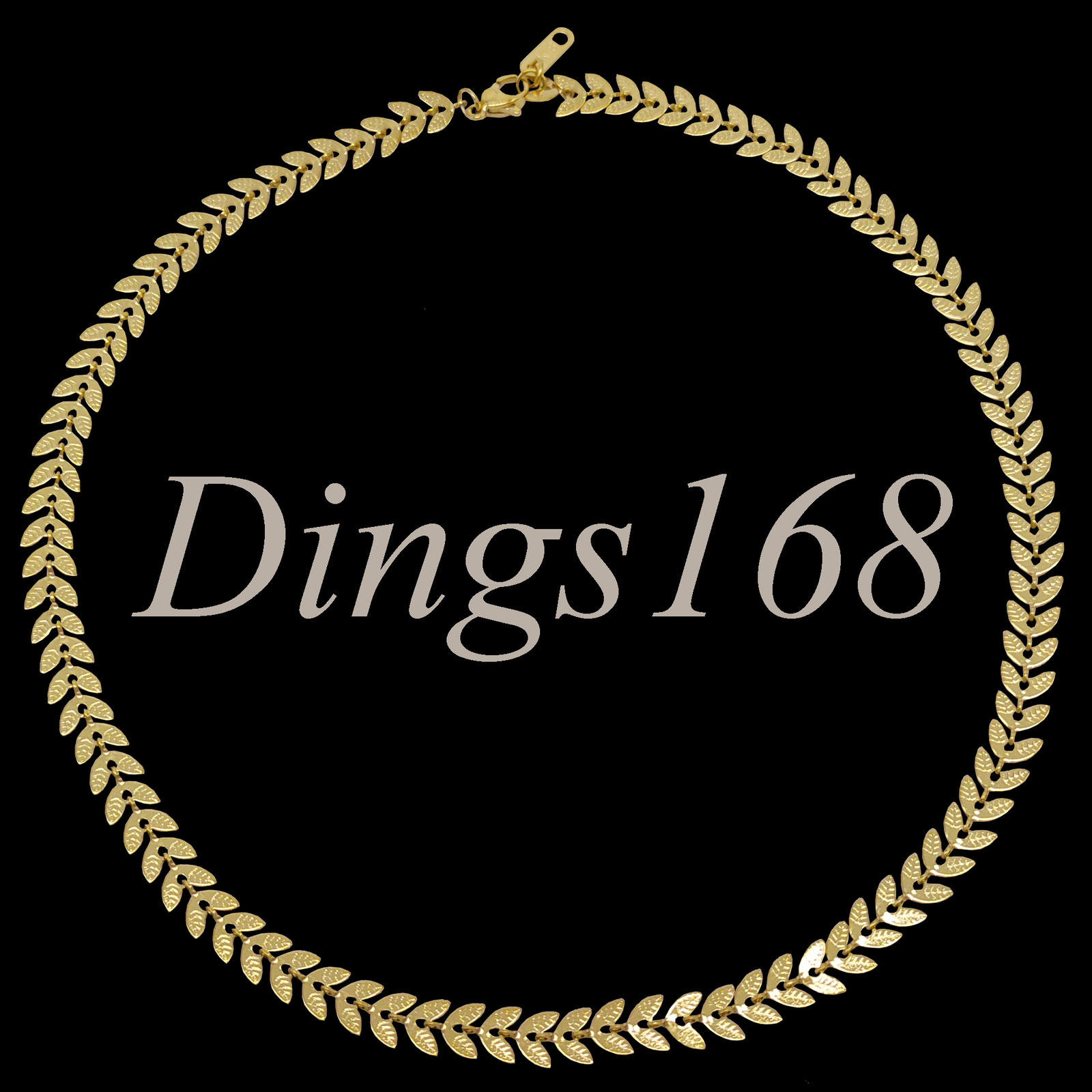 Men & Women’s 18K Gold Filled Designer Inspired Fish Bone Chain Necklace 16″-24″
