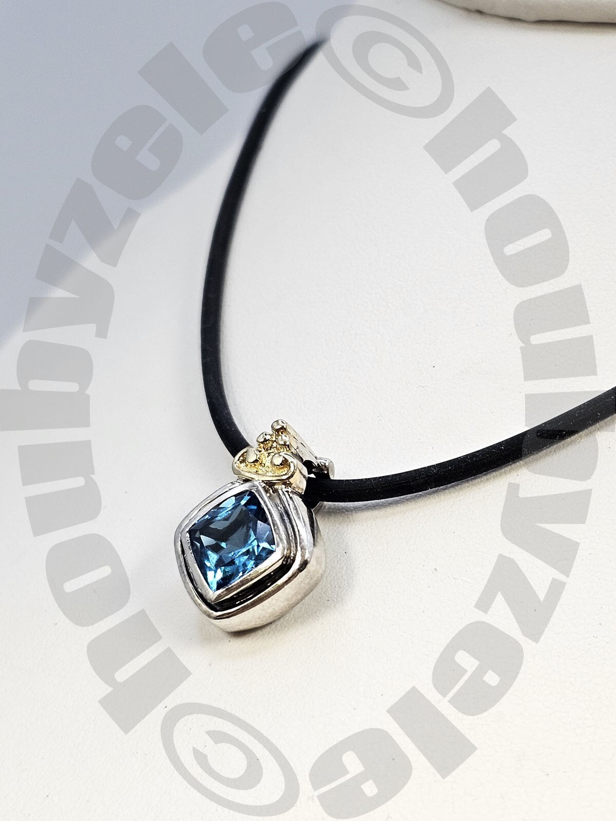 BJC Sterling Frederica Blue Topaz Enhancer