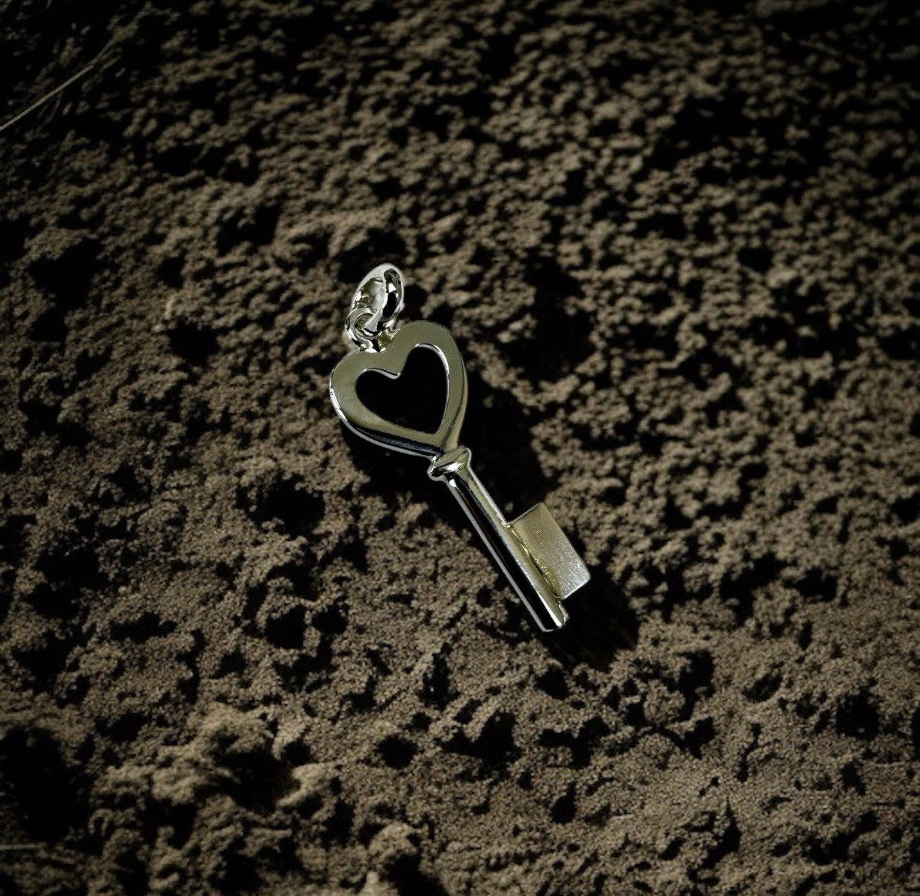 Silver 925 Key Pendant( Optional Could Be Rose Or Yellow Plated)