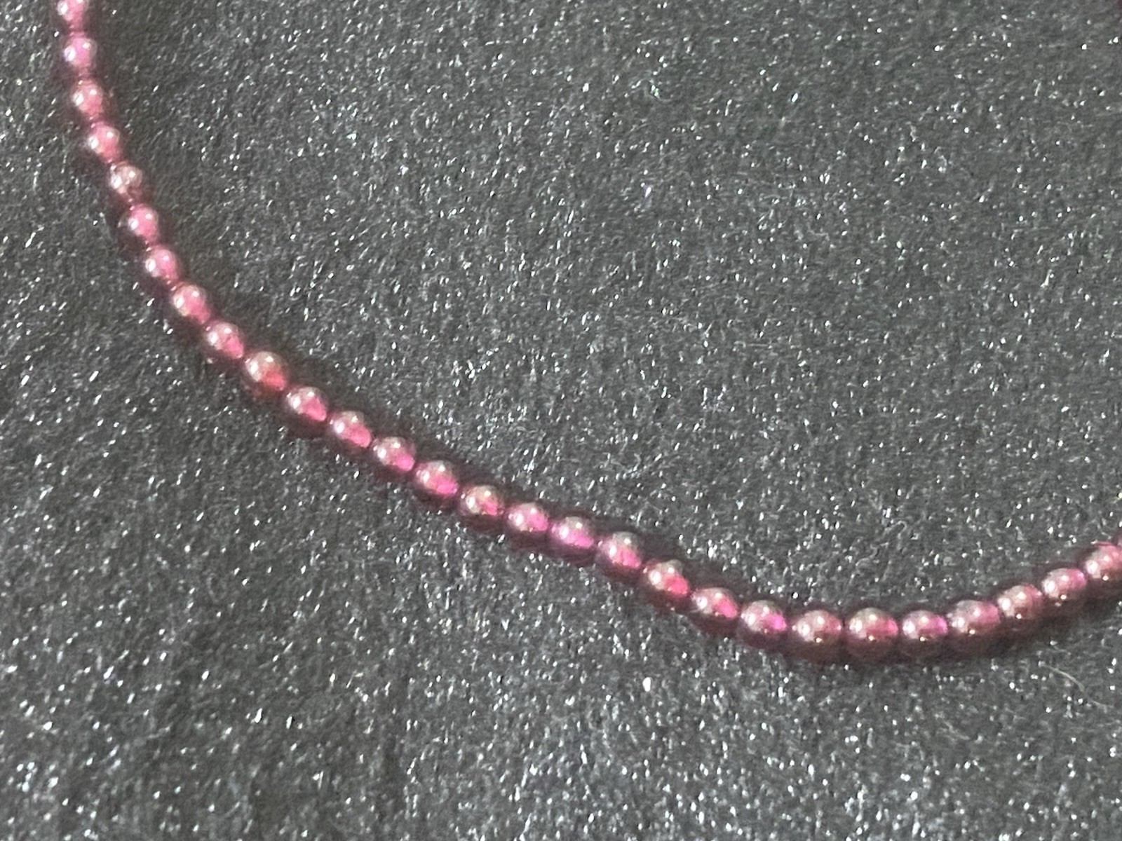 Garnet bead chain