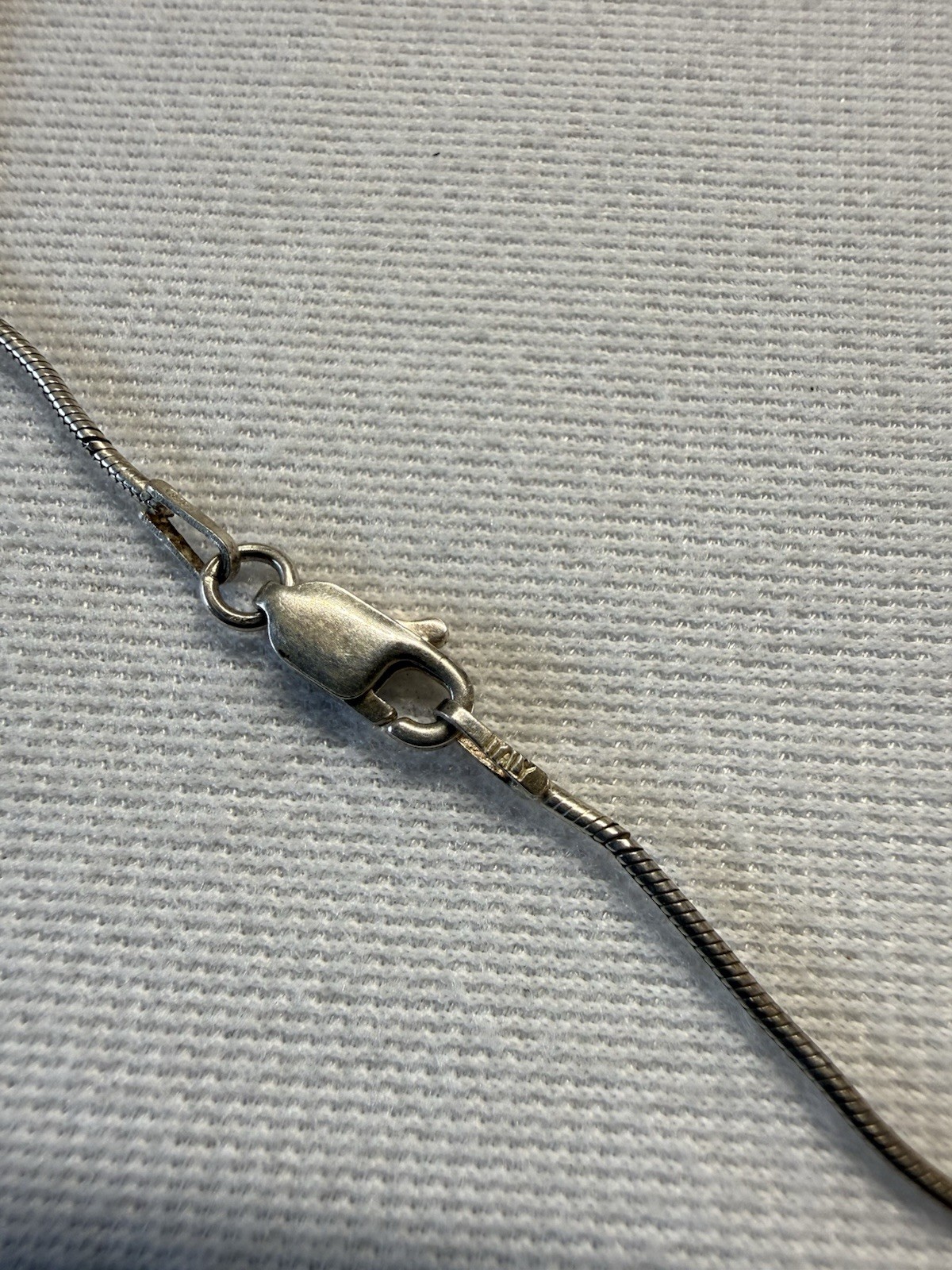 1942 Sterling Silver Coin Pendant On 18” Snake Chain 925 Sterling Silver