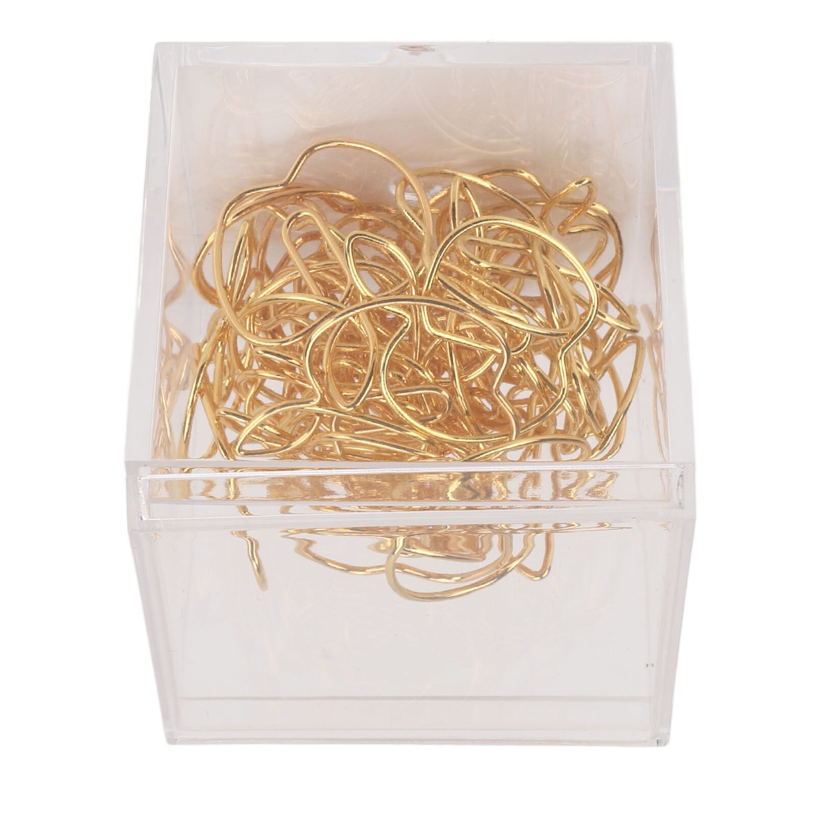 40Pcs Paper Clip Golden Apples Shape Creativity Personality Large Size Craft
