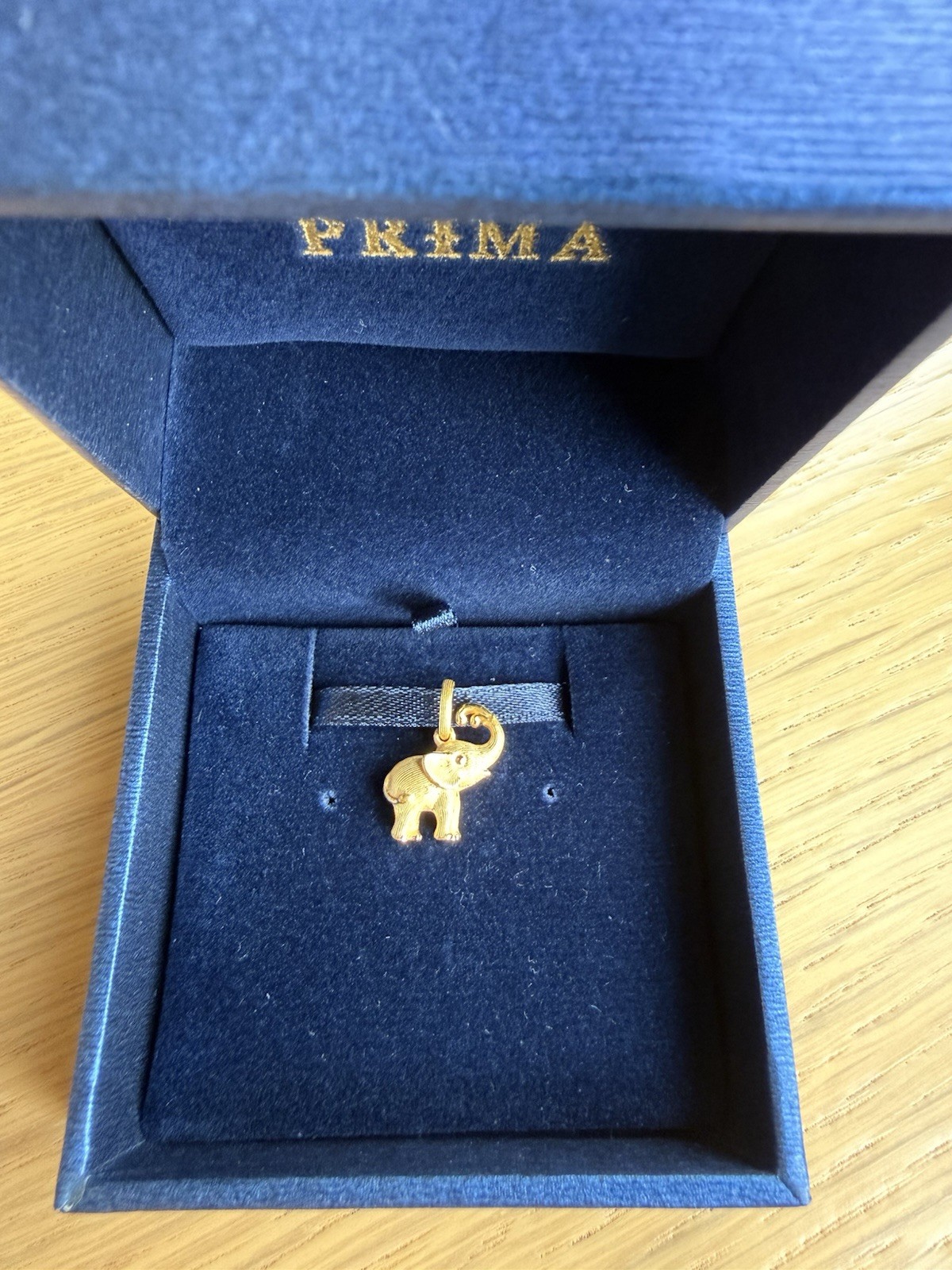 PRIMA Thailand 24K Pure Gold Elephant Pendant 3.5g