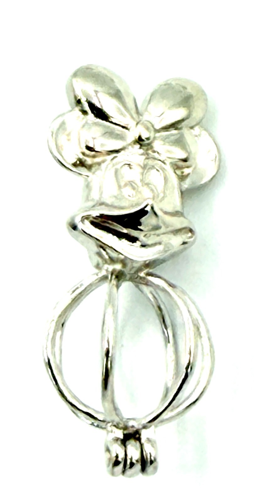 Sterling Silver Pearl Cage Pendant for Necklace Bracelet Nature Animals Insects