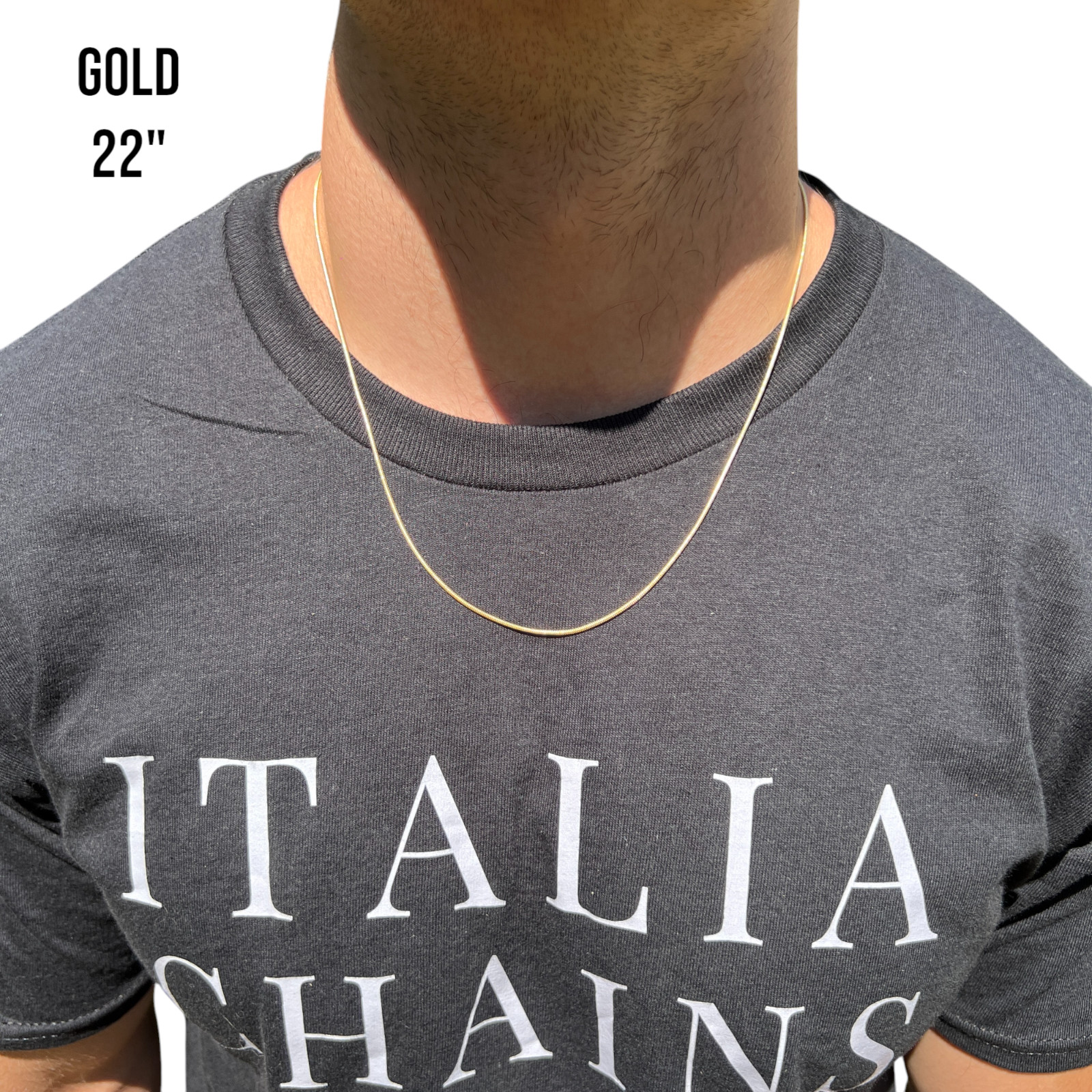 1.5mm Snake Chain Necklace – Real Solid 925 Sterling Silver Or 14k Gold Vermeil