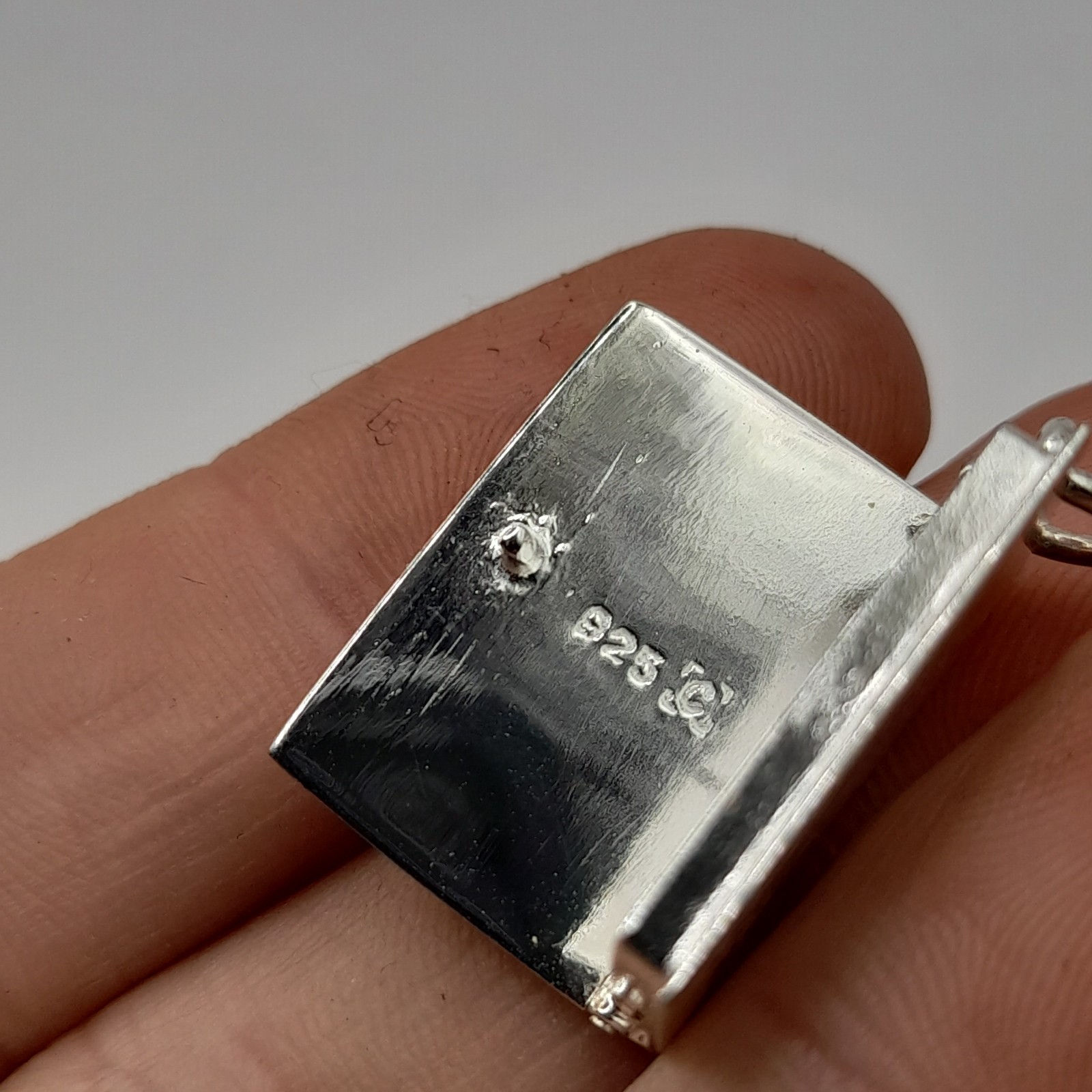 Sterling 925 Silver Book Style Photo Locket Pendant