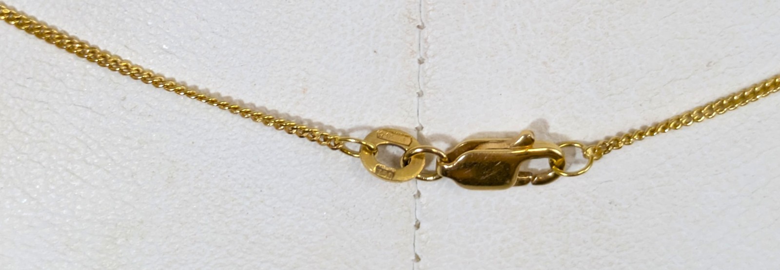 18K Gold Chain, 24” Long X 1/16”Wide