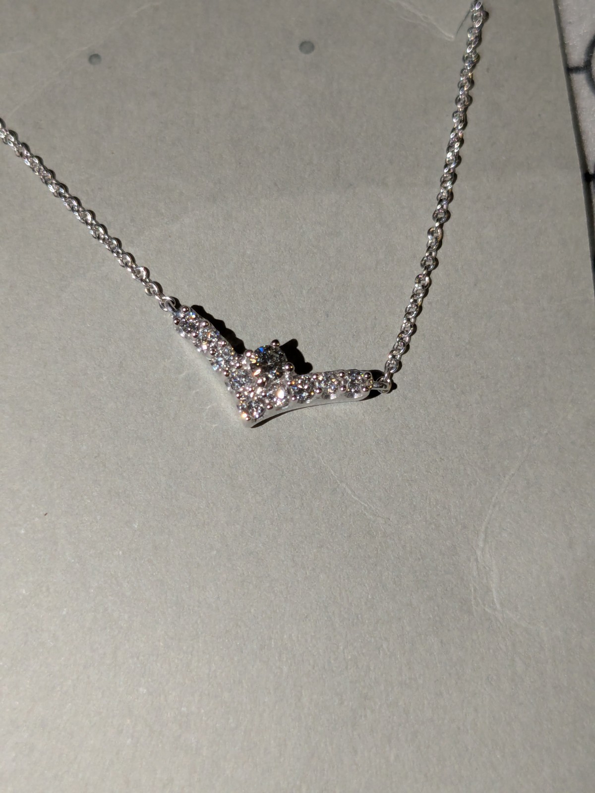 Brilliant Earth Diamond Pave Chevron Necklace