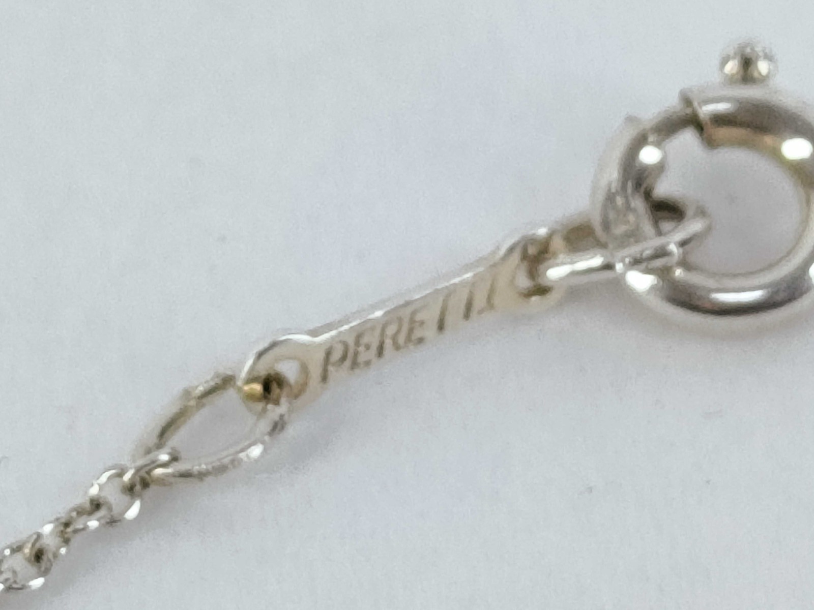 Tiffany & Co.Small Cross Pendant Necklace Elsa Peretti Sterling Silver 925 NoBox