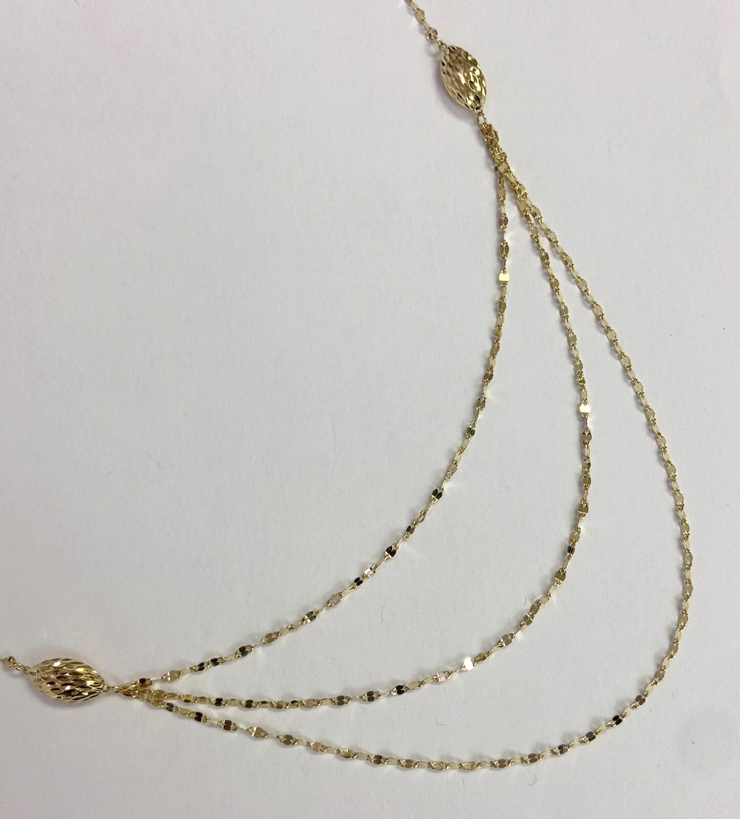 HSN Michael Anthony Solid 10K Yellow Gold Grand Mirror Chain 20″ Necklace