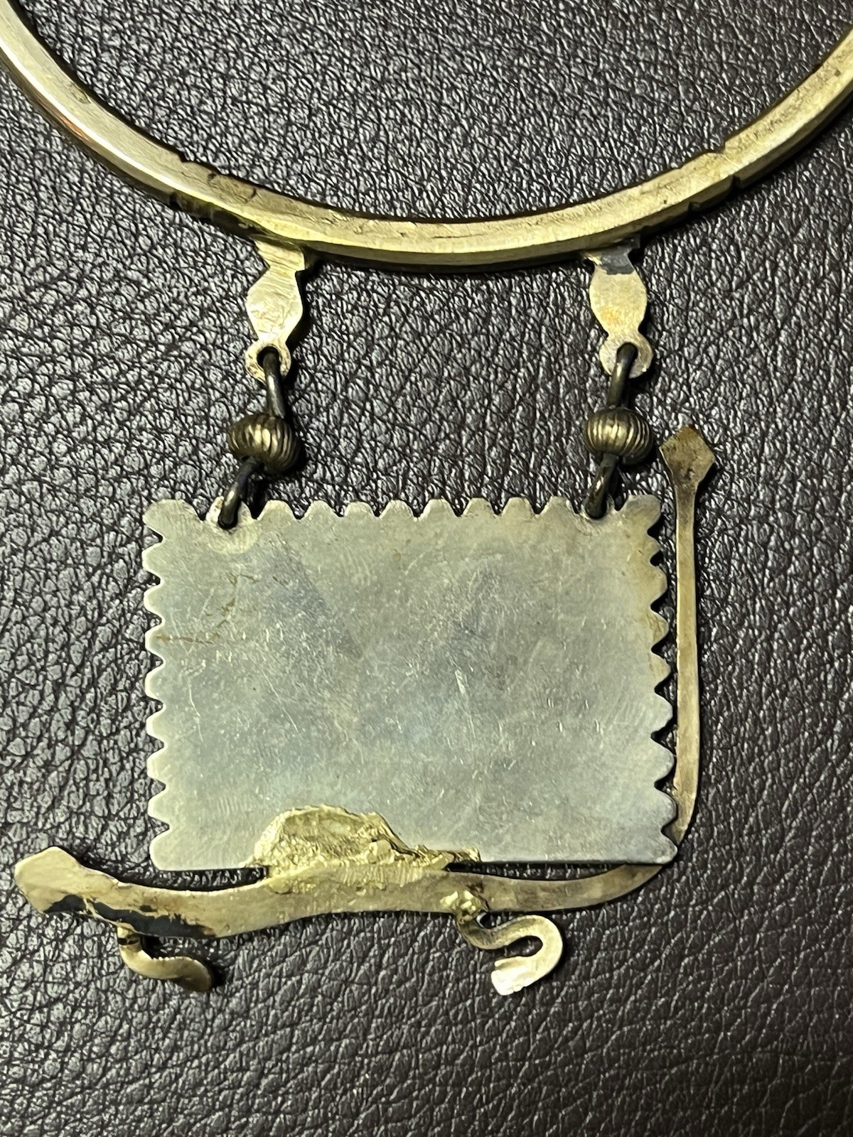 Modernist Choker Necklace Artisan Tribal Egyptian Serpent Revival Unbranded