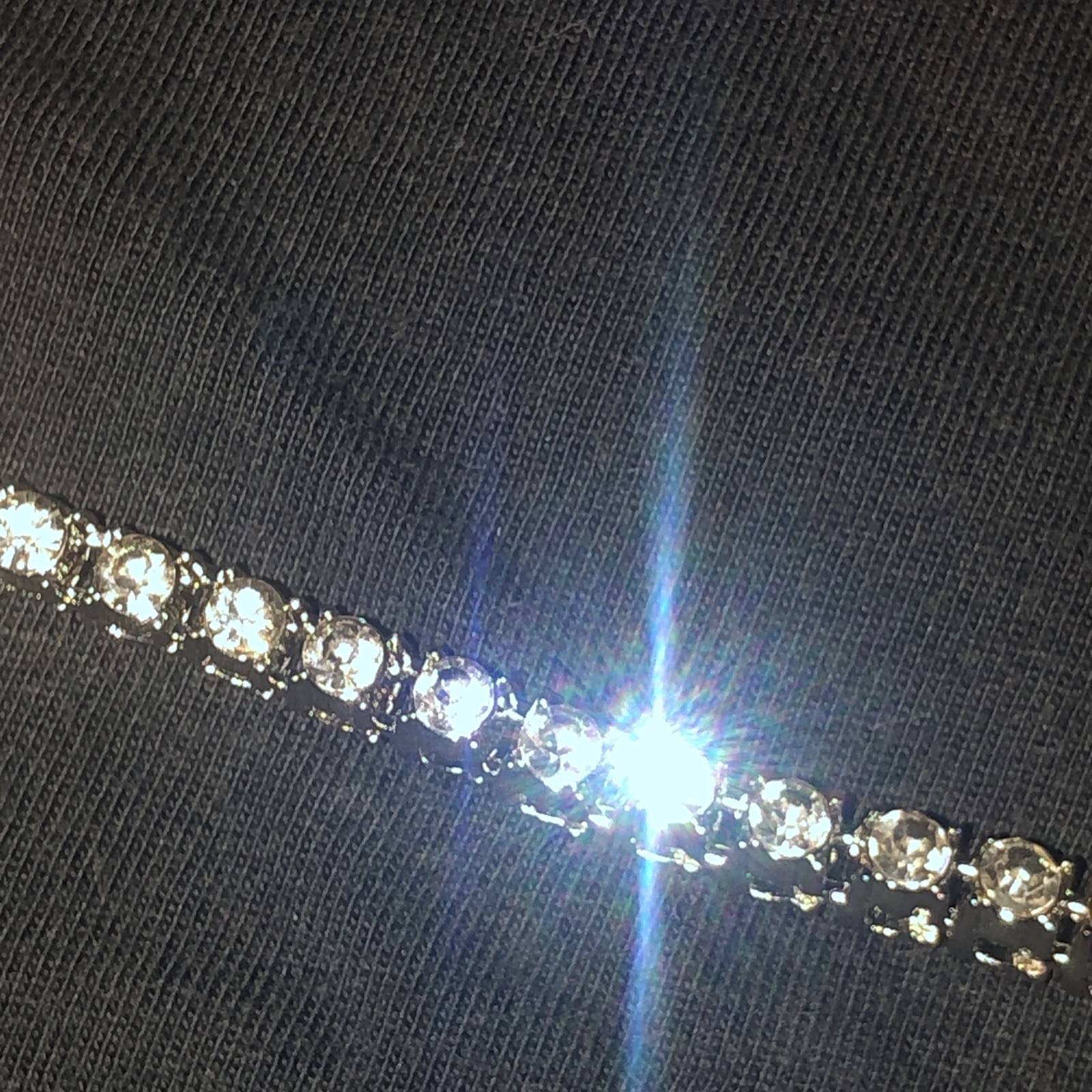 Men 20 Inch Diamond Simulant 4mm Round Cut Tennis Chain,HipHop Neck, 316L Steel