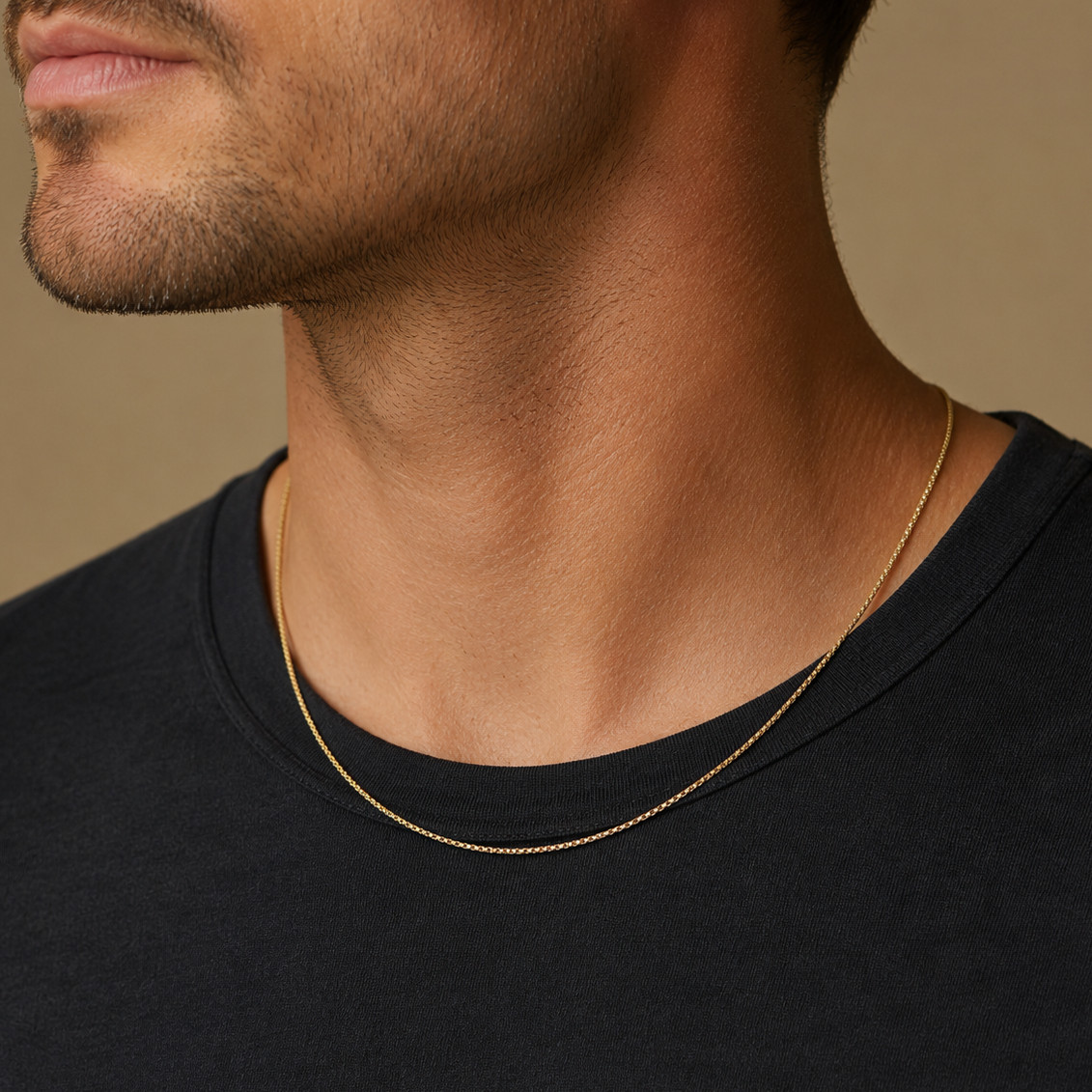 14/20 Gold Filled Box Chain Necklace – 1.5mm