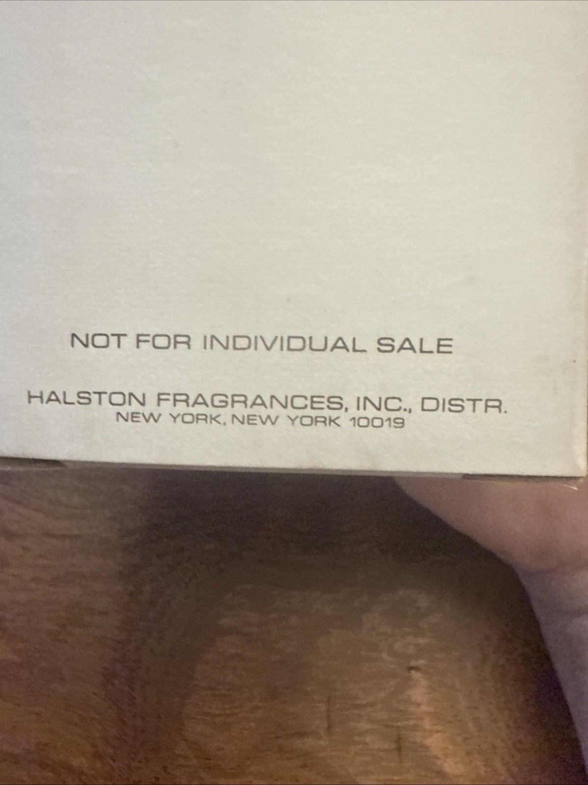 HALSTON Bottle For Perfume Necklace Marked Sterling Original Box