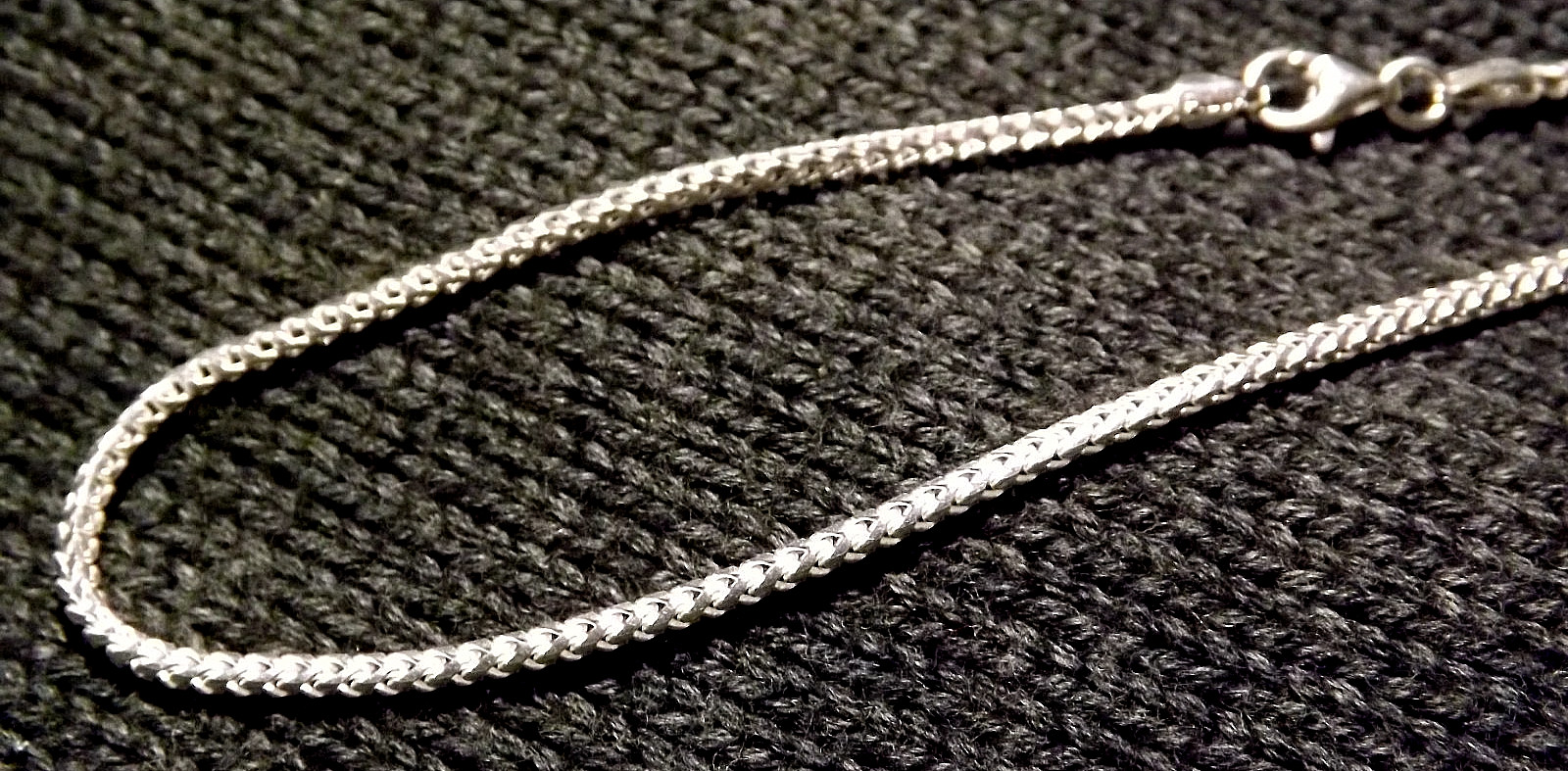 16″ Italian Solid Sterling Silver Franco Link Chain Necklace 925 Silver Chain