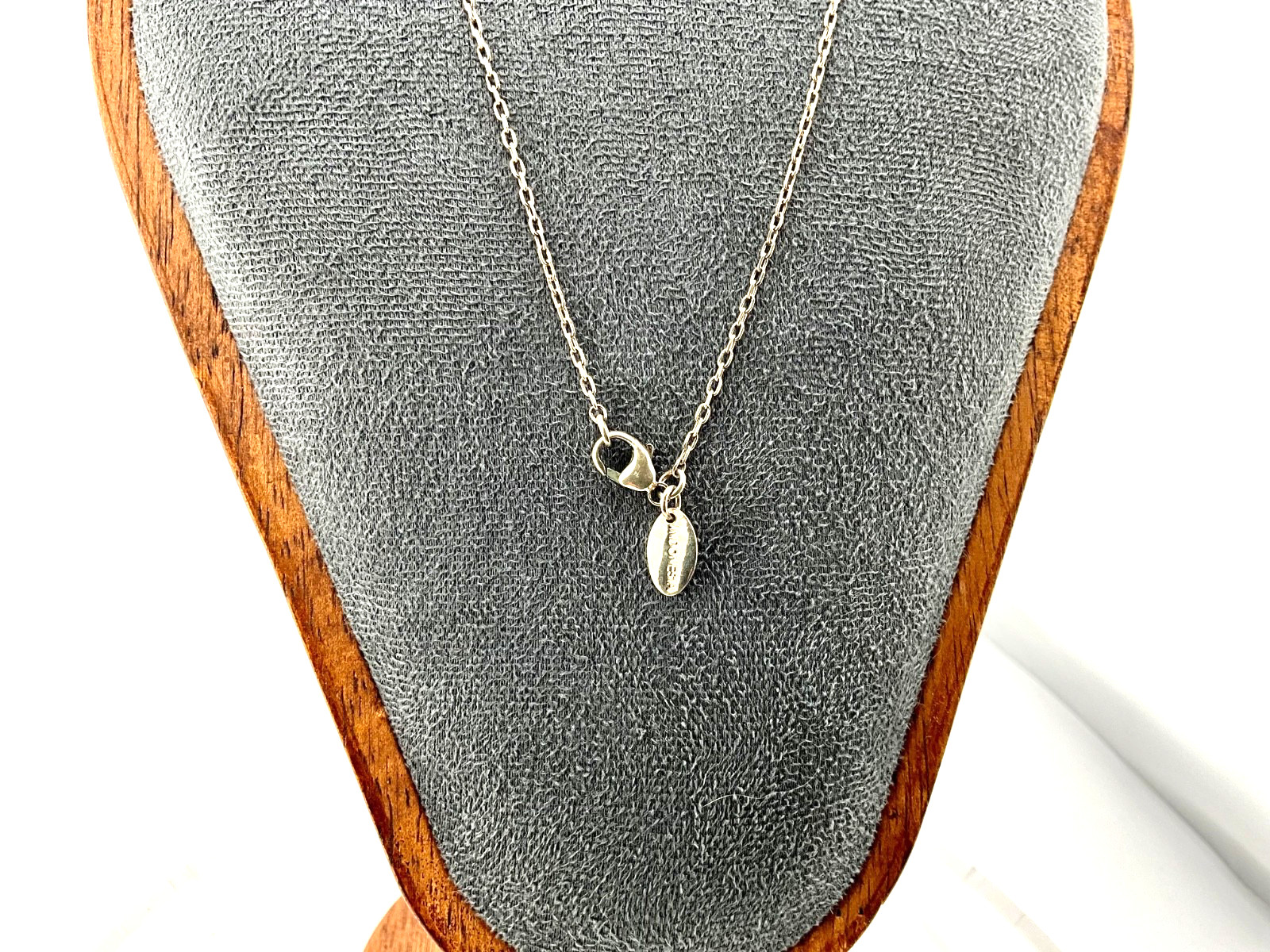 Minimalist Sterling Silver Three Heart Pendant Red Garnet with 17” Chain
