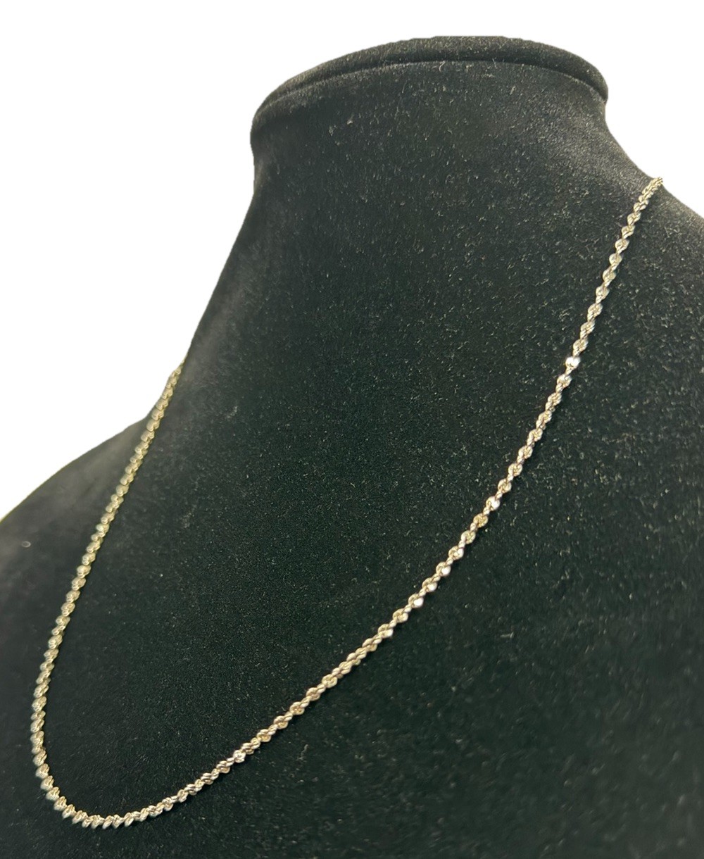 Vintage 925 Silver 24” Milor Italy Twist Rope Ball Slide Necklace 3mm