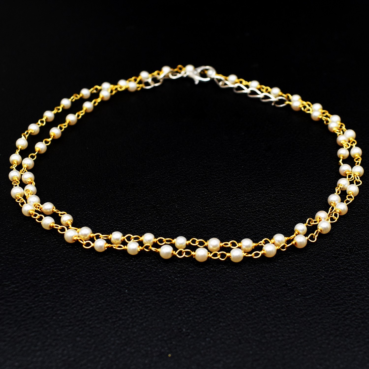 Very Attractive Fresh Water Pearl 5.00 Gms Shinning Beaded Necklace RK 20 AZ8