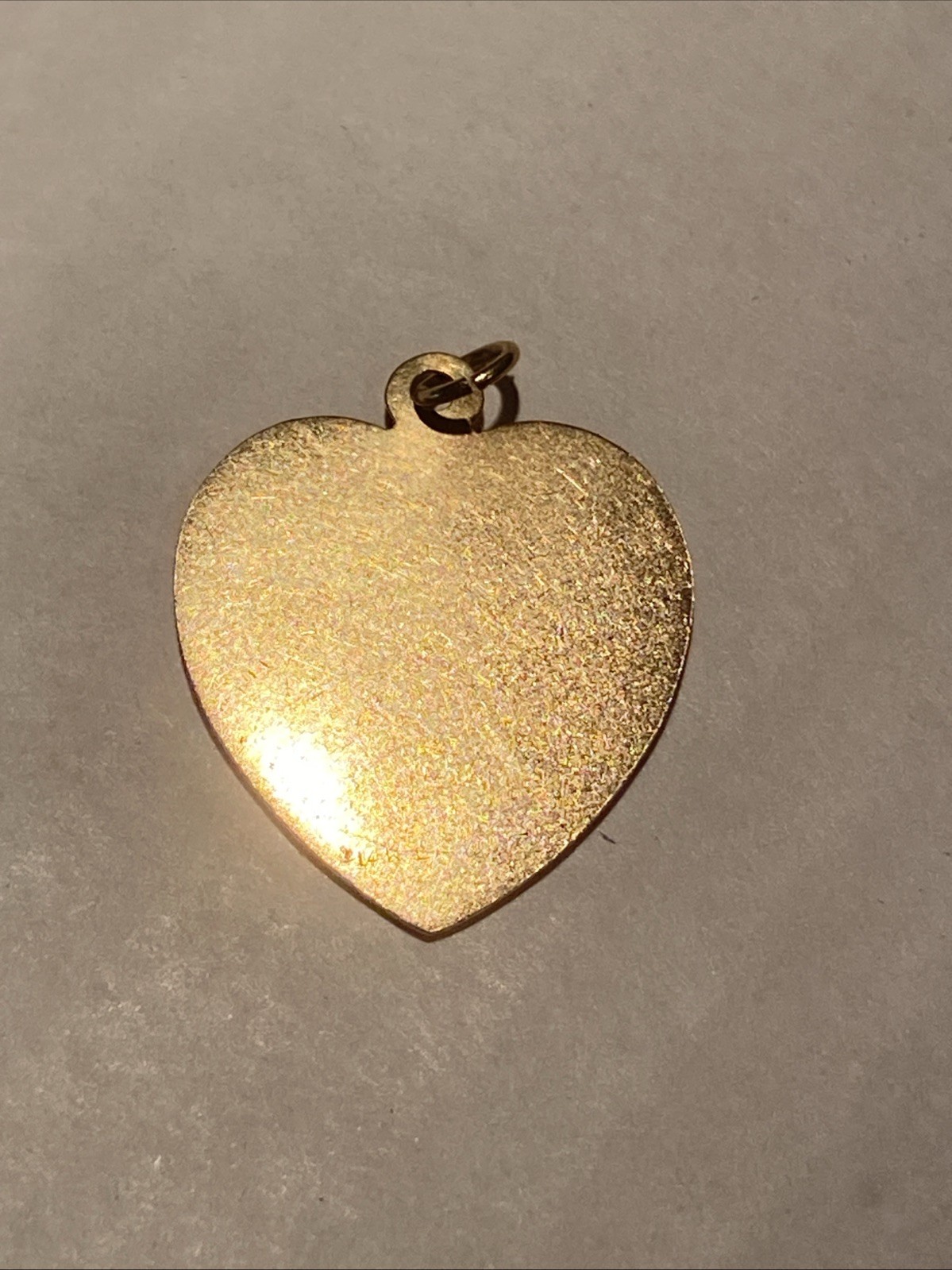 Nice Vintage 14k HAPPY ANNIVERSARY HEART Charm 3.4 Grams
