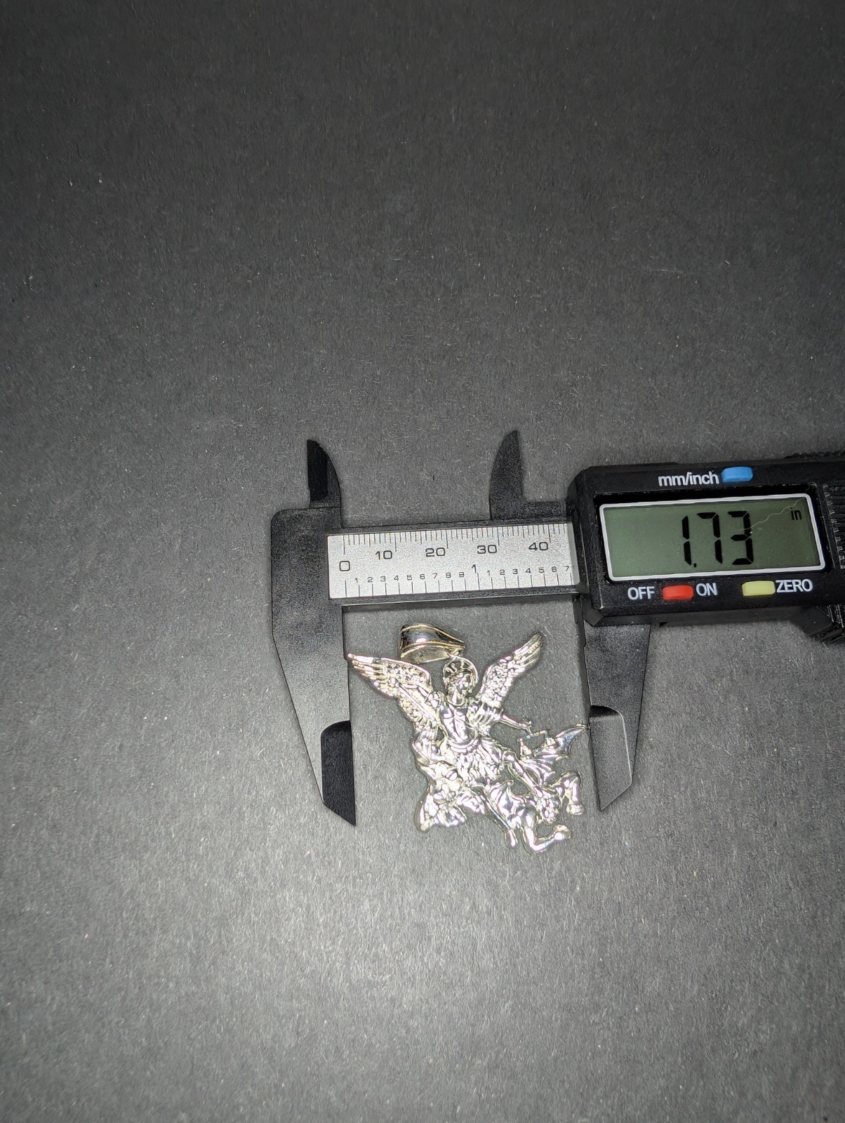 Solid 925 Sterling Silver St. Michael Pendant