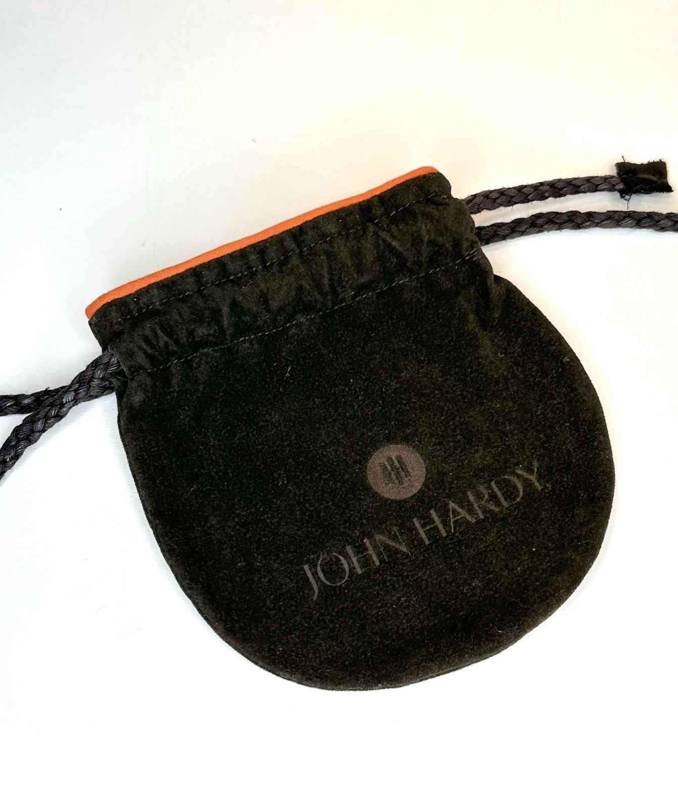 John Hardy 925 Sterling Silver 18″ Beaded Circle Station Necklace, Pouch & More!
