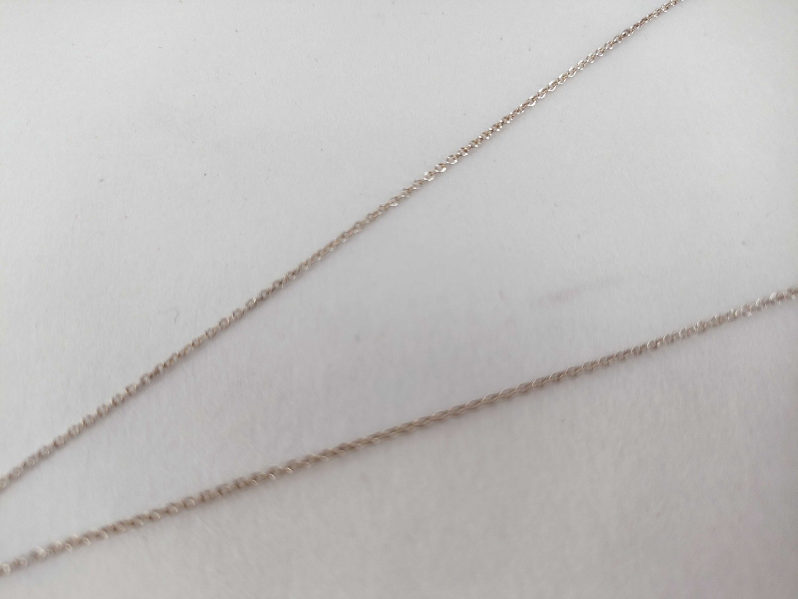 Tiffany & Co.Small Cross Pendant Necklace Elsa Peretti Sterling Silver 925 NoBox