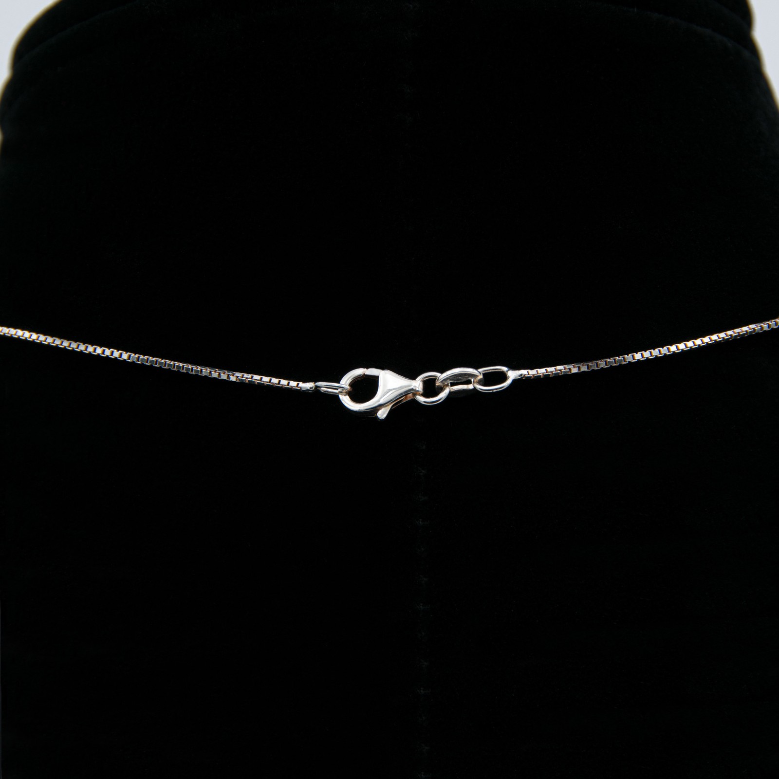 Sterling Silver Red Garnet and Marcasite Slide Pendant and 18″ Necklace